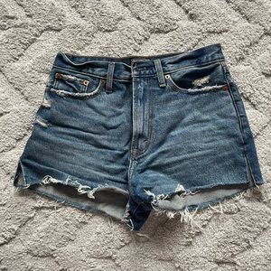 Abercrombie & fitch Annie high rise jean shorts!